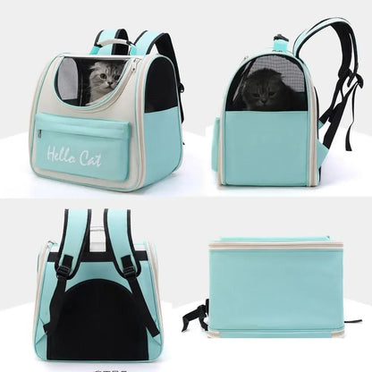Windproof Cat Carrier Backpack for Travel and Comfort - Smarsty