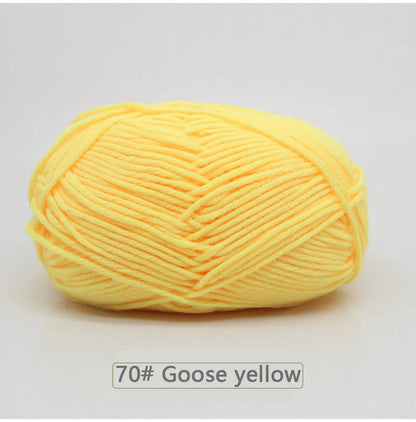 Soft Wool Milk Cotton Yarn for Knitting and Crochet - Smarsty