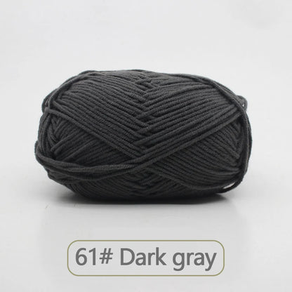 Soft Wool Milk Cotton Yarn for Knitting and Crochet - Smarsty