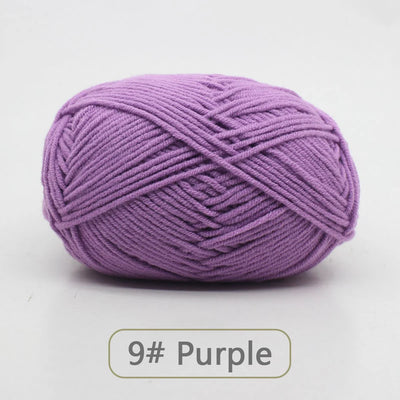 Soft Wool Milk Cotton Yarn for Knitting and Crochet - Smarsty