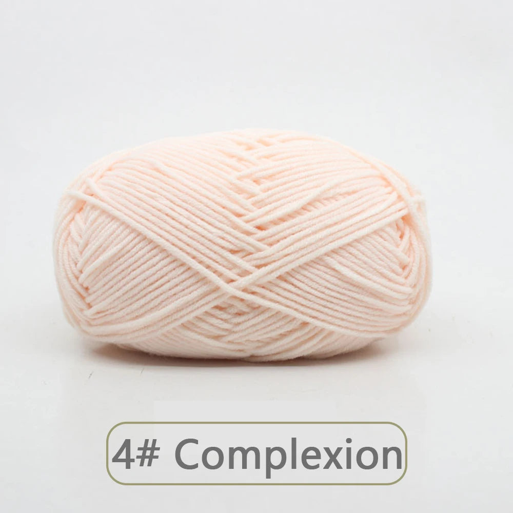 Soft Wool Milk Cotton Yarn for Knitting and Crochet - Smarsty