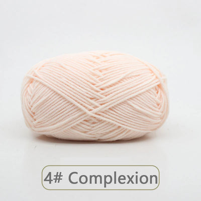 Soft Wool Milk Cotton Yarn for Knitting and Crochet - Smarsty