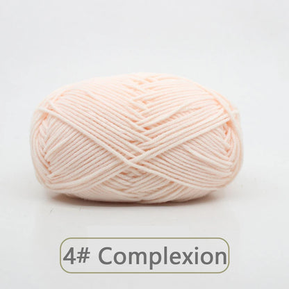 Soft Wool Milk Cotton Yarn for Knitting and Crochet - Smarsty