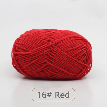 Soft Wool Milk Cotton Yarn for Knitting and Crochet - Smarsty