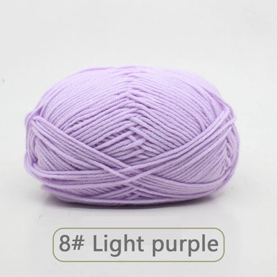Soft Wool Milk Cotton Yarn for Knitting and Crochet - Smarsty