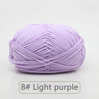 Soft Wool Milk Cotton Yarn for Knitting and Crochet - Smarsty