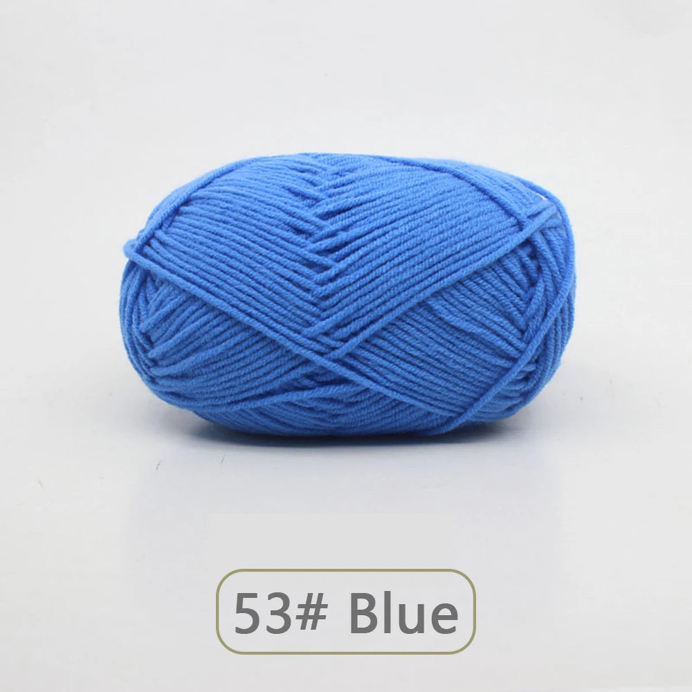 Soft Wool Milk Cotton Yarn for Knitting and Crochet - Smarsty