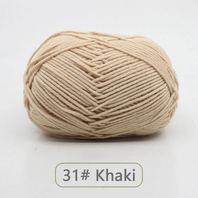 Soft Wool Milk Cotton Yarn for Knitting and Crochet - Smarsty