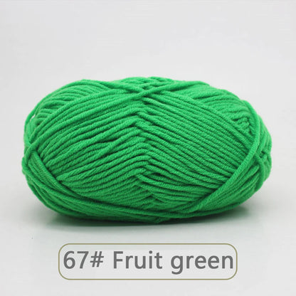 Soft Wool Milk Cotton Yarn for Knitting and Crochet - Smarsty
