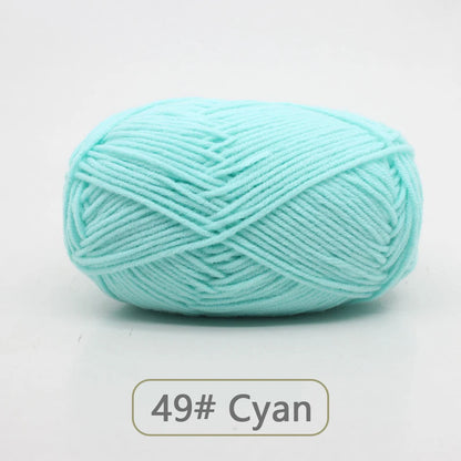 Soft Wool Milk Cotton Yarn for Knitting and Crochet - Smarsty