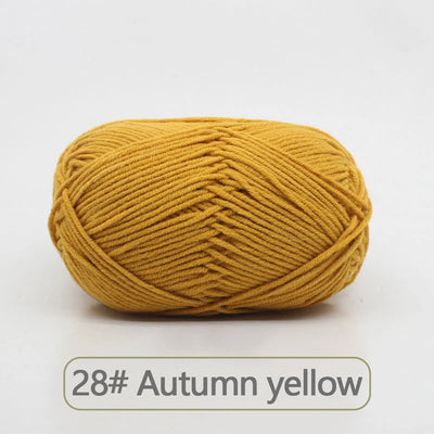 Soft Wool Milk Cotton Yarn for Knitting and Crochet - Smarsty