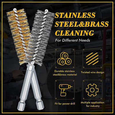 Stainless Steel Drilling Brush for Effective Cleaning - Smarsty