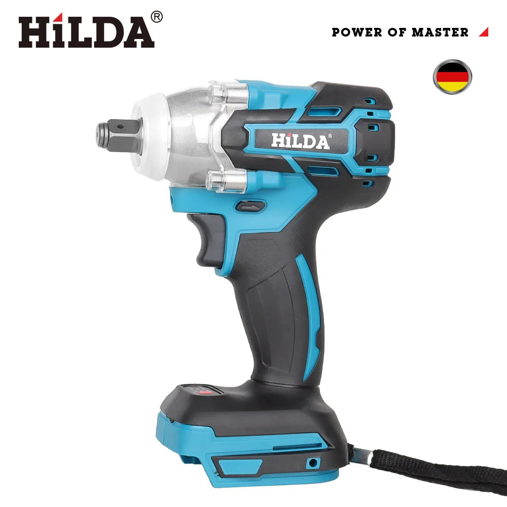 HILDA 21V Cordless Electric Impact Wrench for DIY Projects - Smarsty