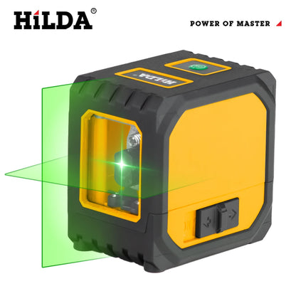 HILDA Mini Laser Level with Green Beams for Precision Measuring - Smarsty