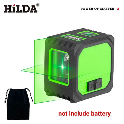 HILDA Mini Laser Level with Green Beams for Precision Measuring - Smarsty