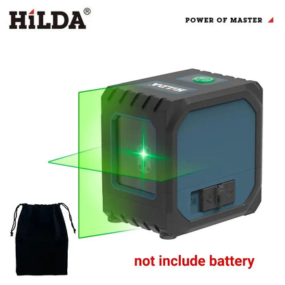HILDA Mini Laser Level with Green Beams for Precision Measuring - Smarsty