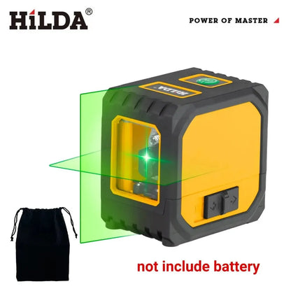 HILDA Mini Laser Level with Green Beams for Precision Measuring - Smarsty