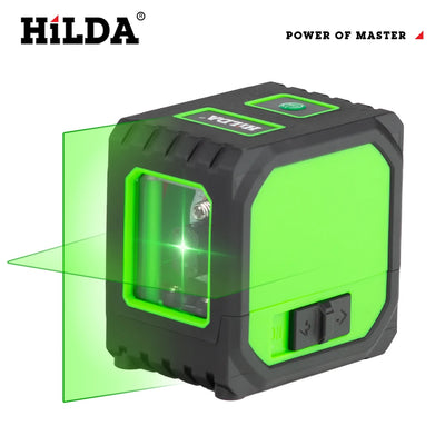 HILDA Dual-Function Mini Laser Level with Green Beams - Smarsty