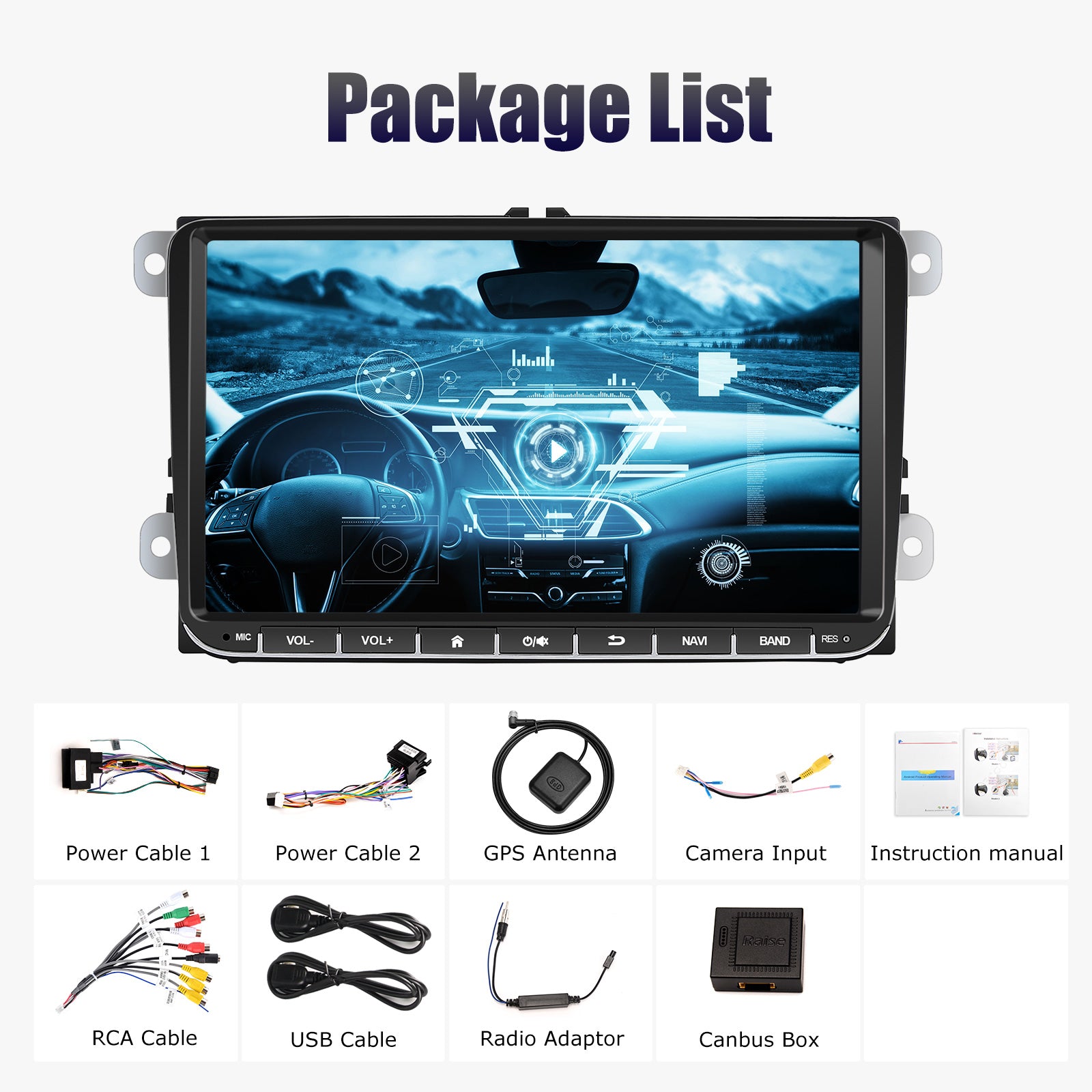 Android Car Stereo With Wireless Carplay GPS Navigation - Smarsty