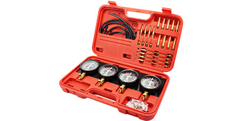 SucceBuy Fuel Vacuum Carburetor Synchronizer Carb Tool sync 4 Gauge Set with Rubber Hose Vacuum Balancer Meter Kit For Motorbike